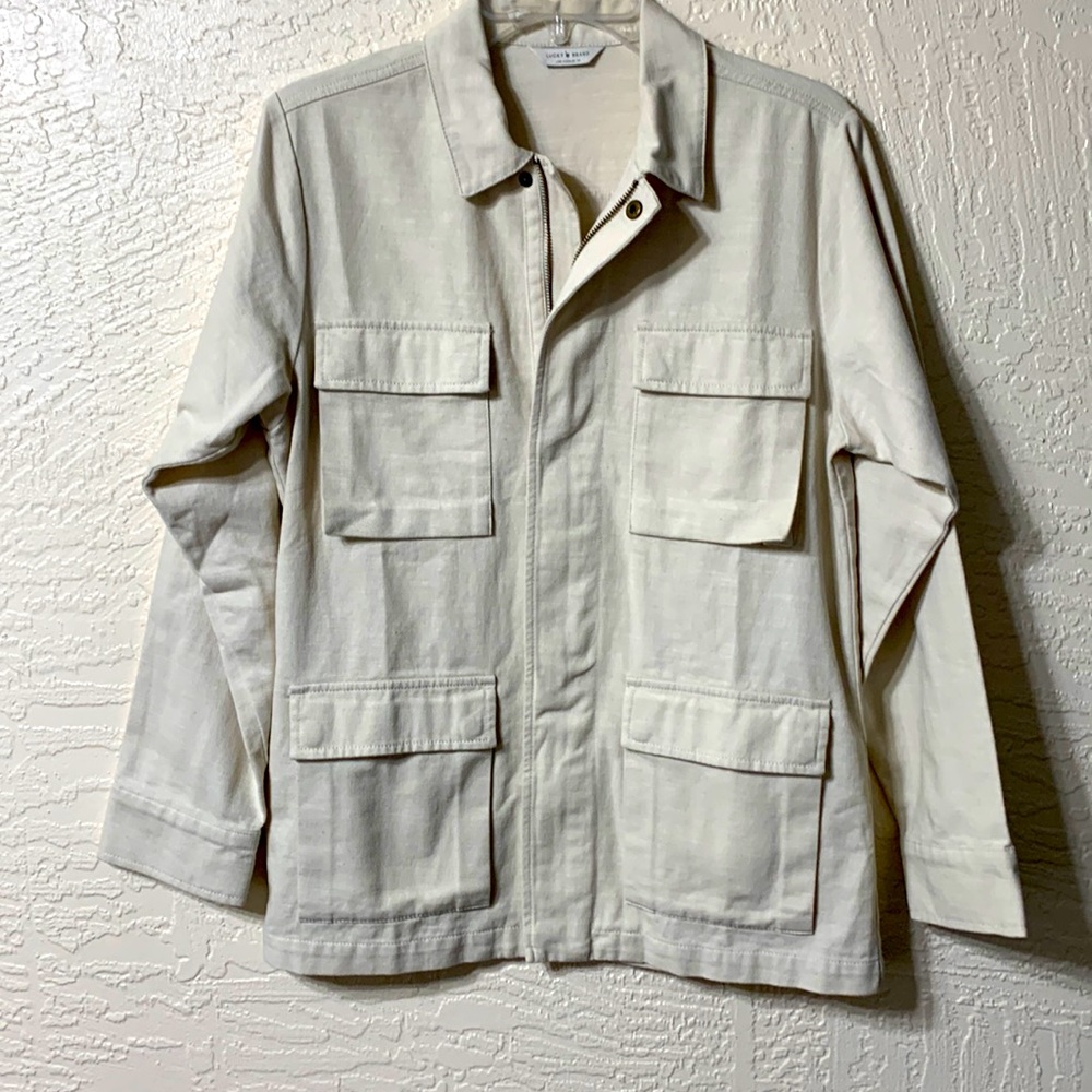 Utility field jacket LUCKY BRAND cream Line up